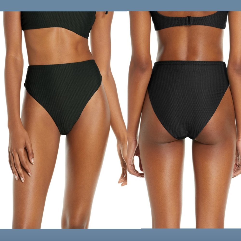 NEW CHELSEA28 Easy Retro High Waist Bikini Bottoms